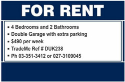 Real Estate For Rent Signs
