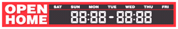 Open Home Times Sign
