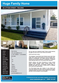 Colour Real Estate Brochure - Front