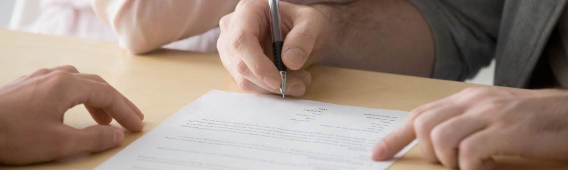 Sale and purchase agreement for buying a home